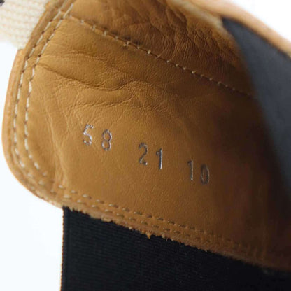 Loewe Side Gore Leather Boots Camel Brown 42