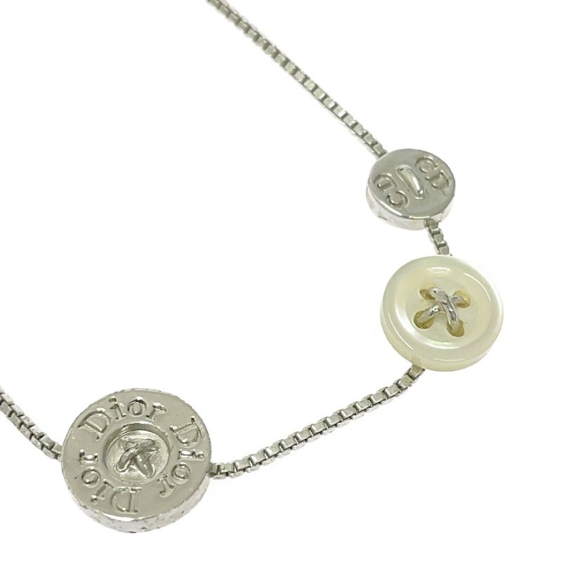 Dior Metal Button Motif Bracelet Silver 445518 Bracelet
