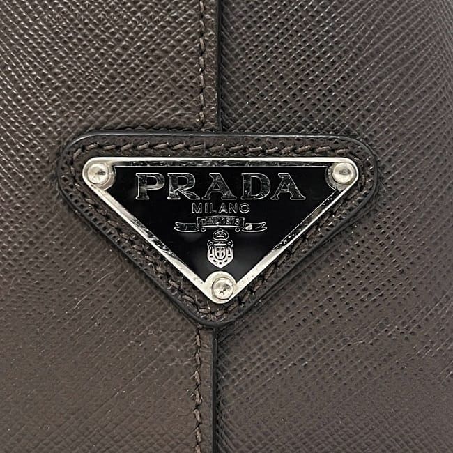 Prada Messenger Bag Brown Shoulder Bag Excellent Condition Saffiano