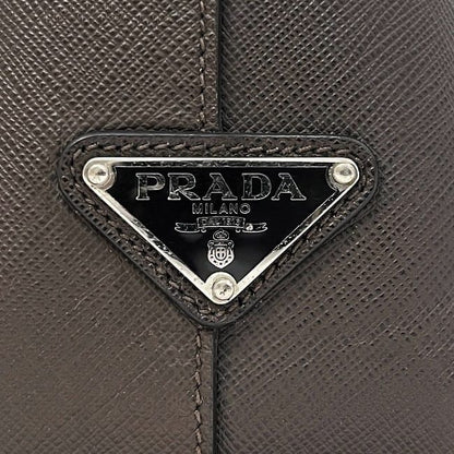 Prada Messenger Bag Brown Shoulder Bag Excellent Condition Saffiano