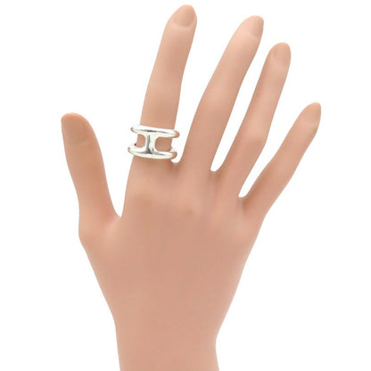 Hermes Ring Ozmoz PM Silver 925 Silver #50 (Jp10) Accessories Ag925 H Motif #10