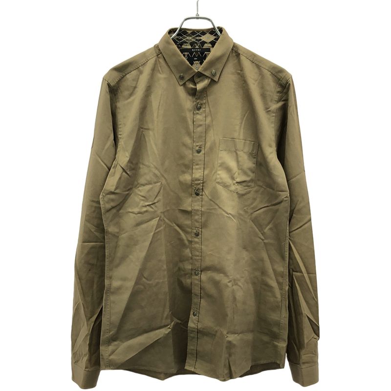 Gucci Slim Fit Button Down Shirt 219366 Z0868 Brownish 40
