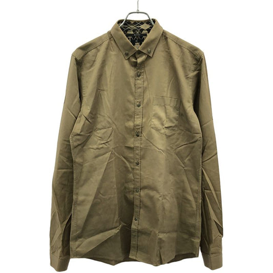 Gucci Slim Fit Button Down Shirt 219366 Z0868 Brownish 40