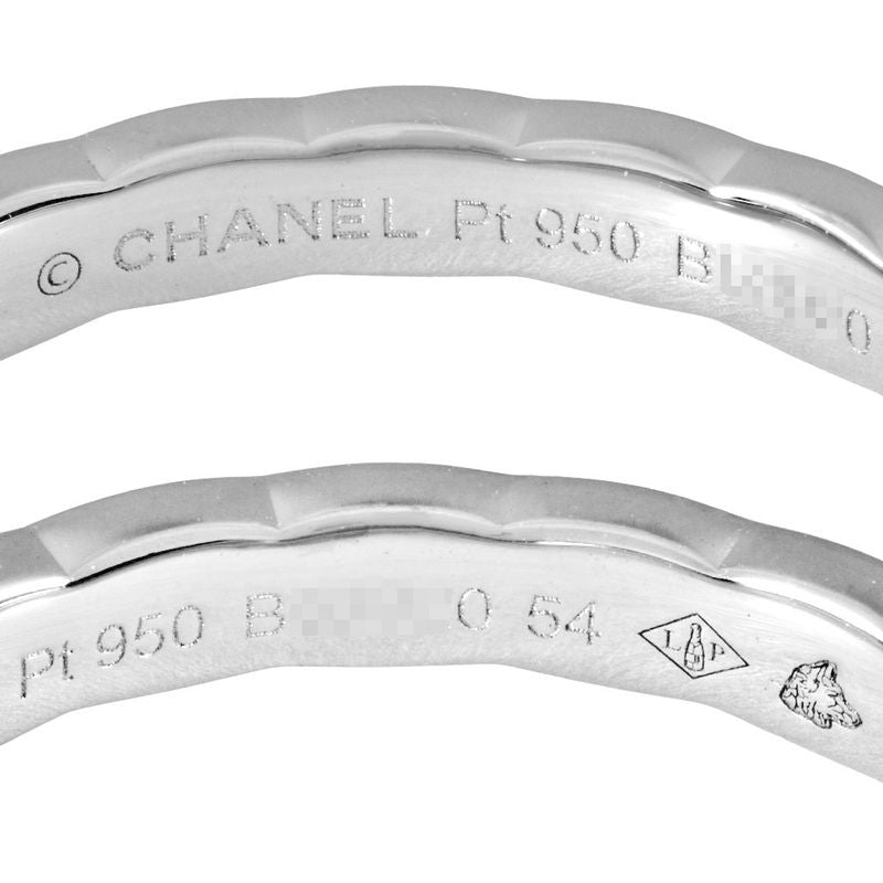 Chanel Coco Crush Ring 5P Diamond #54 Pt950 42g