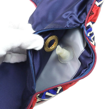 Gucci Geometric G Print Travel Set 100% Silk Eye Mask Air Pillow Slippers