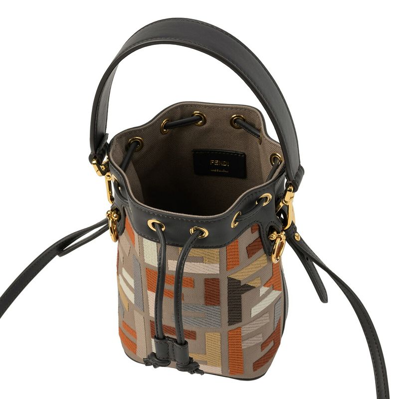 Fendi Shoulder Bag Montresor Brown