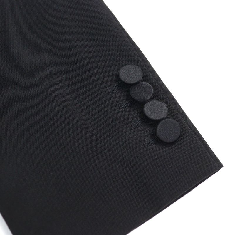 Saint Laurent Paris 2014 326807 100% Wool Eddy Period Peaked Lapel Walnut