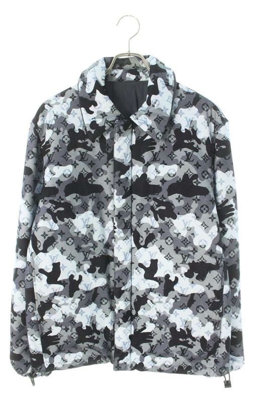 Louis Vuitton 20AW Hjb05wnis Reversible Camouflage Monogram Blouson Men 46