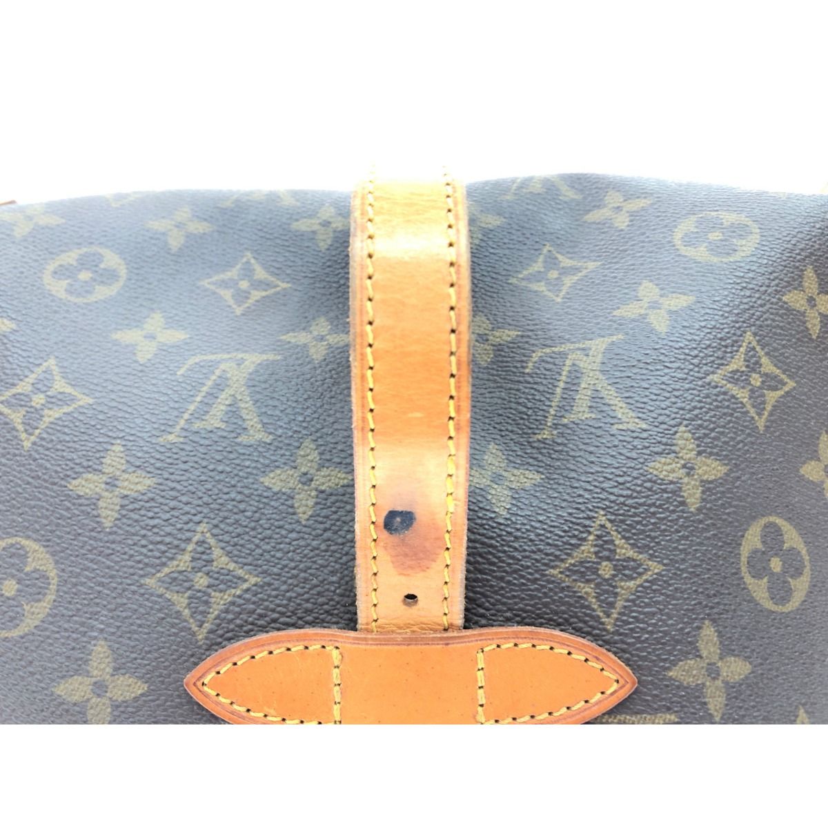 Louis Vuitton Unisex Shoulder Bag Crossbody Monogram Saumur 30 M42256 Brown
