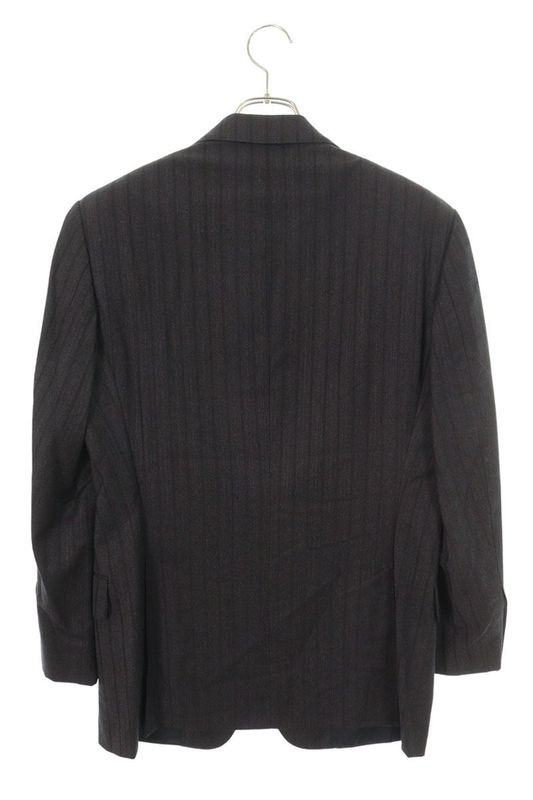 Gucci 131249 Z2208 Notched Lapel 2B Striped Jacket Men 46