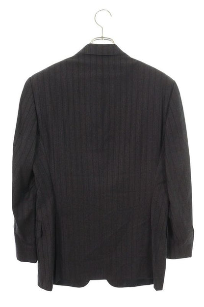 Gucci 131249 Z2208 Notched Lapel 2B Striped Jacket Men 46