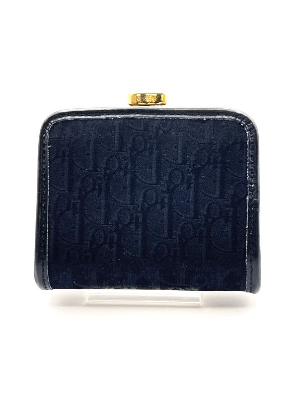 Christian DIOR Coin Case Wallet Coin Purse Trotter 36bs169