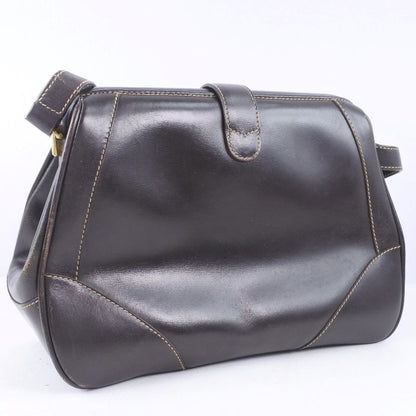 Gucci Vintage Calf Brown Women's Shoulder Bag