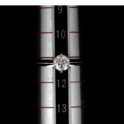 Tiffany & Co Solitaire 051ct Diamond Ring I-vvs1-3ex Pt950
