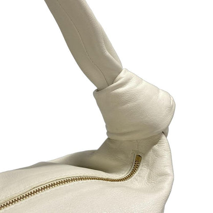 Bottega Veneta Handbag Double Knot Ivory Leather