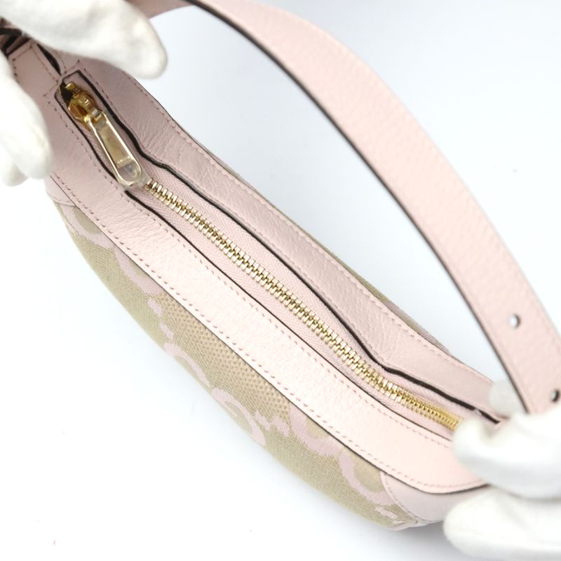 Gucci 658551 Ophidia Jumbo GG One Shoulder Mini Bag Handbag Gucci Pink