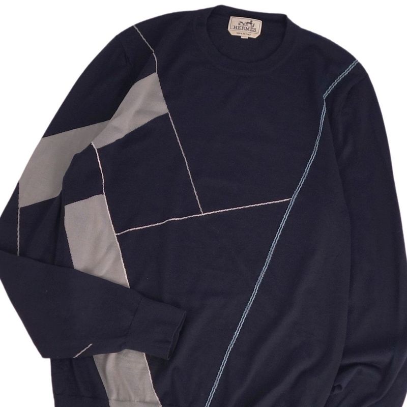 Hermes Knit Sweater Long Sleeve Long Sleeve Cashmere