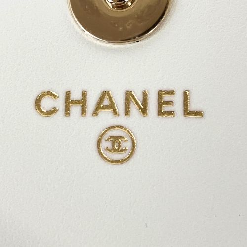 Chanel Shoulder Bag Minimato Pearl White