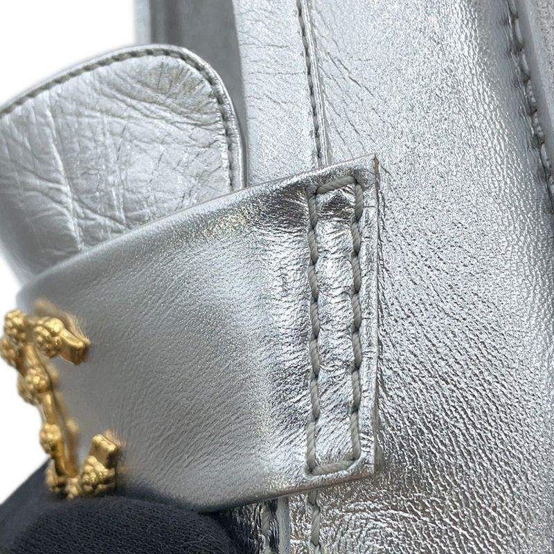 Chanel Lofa CC Logo Camellia Leather 37C Shoes