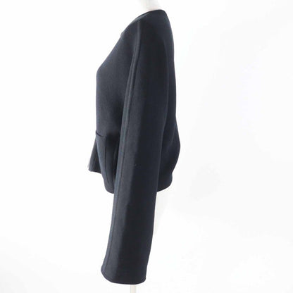 Hermes 23AW 3h2200d2 Wool Cashmere Silver Hardware Lining H Pattern Zip Up