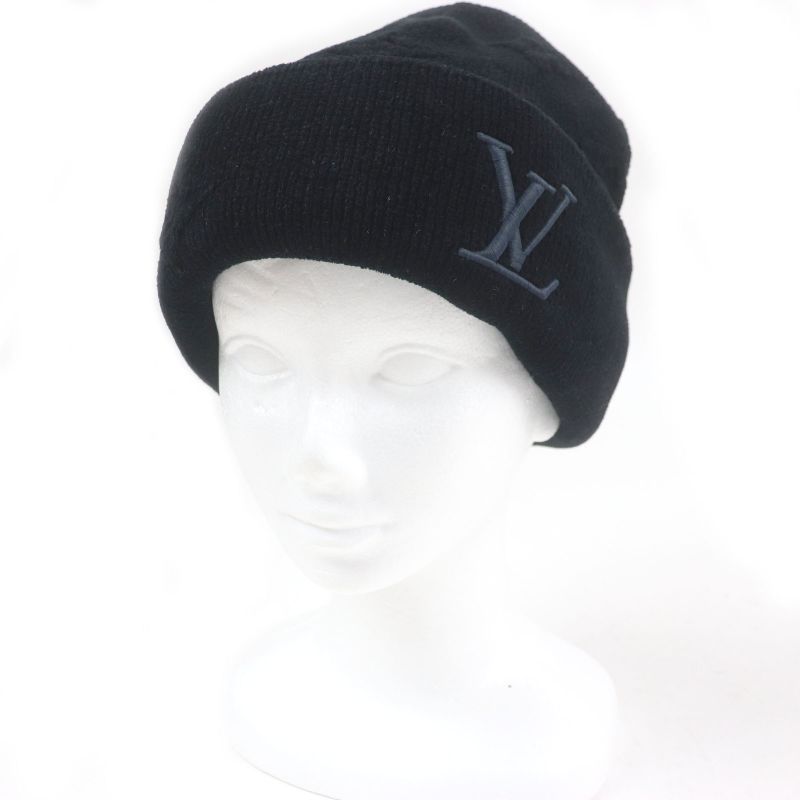 Louis Vuitton 2024 M96194 LV Crush Monogram Logo Embroidery Knit Cap Knit Cap