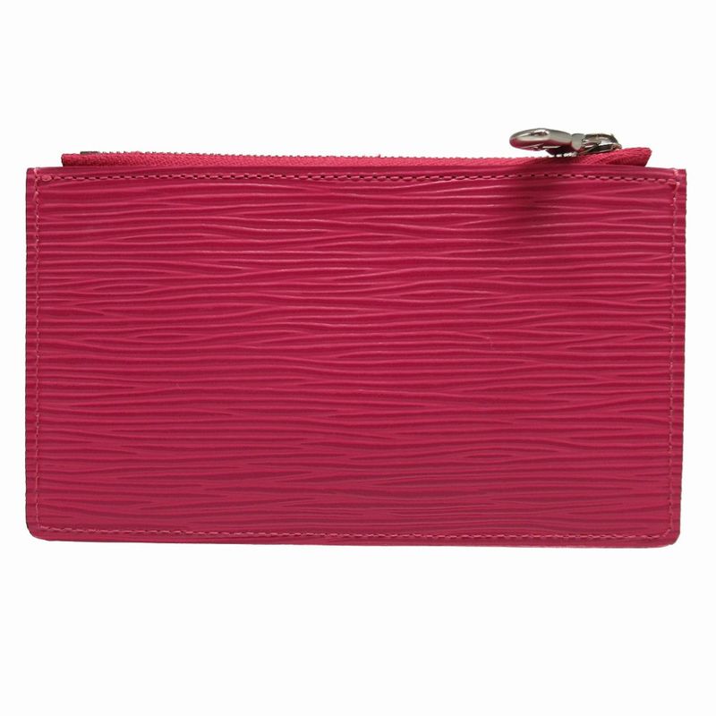 Louis Vuitton Epi M60788 Pochette Cles Tribal Mask Pink Coin Case Wallet 2274