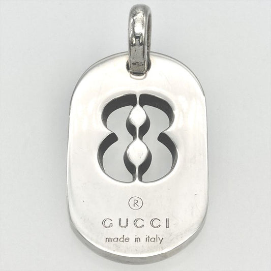 Gucci 8 Eight Plate Pendant Top Sv925 77g Silver Unisex