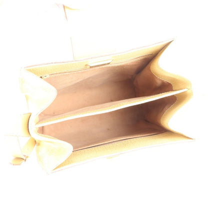 Vintage Loewe Leather Shoulder Bag Crossbody Gold Hardware Hand Tote Women's