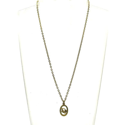 Dior/christian Dior Necklace - Gold CD Motif