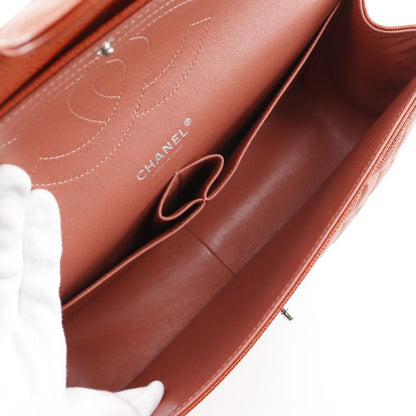 Chanel Deca Matelasse 30 Double Chain Shoulder Double Flap A58600 Caviar Skin