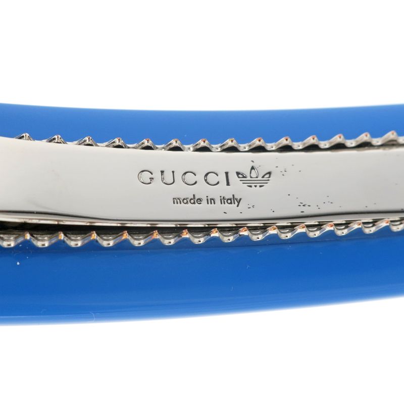 Gucci Adidas Collaboration Hair Clip Blue - Silver Color - Star