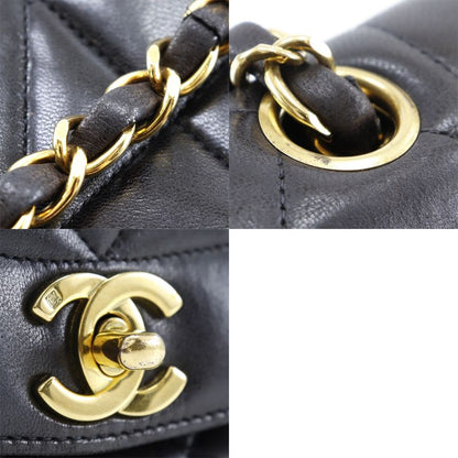 Chanel Diana Flap 22 Chain Shoulder Matelasse A01164 Lambskin Black Ladies