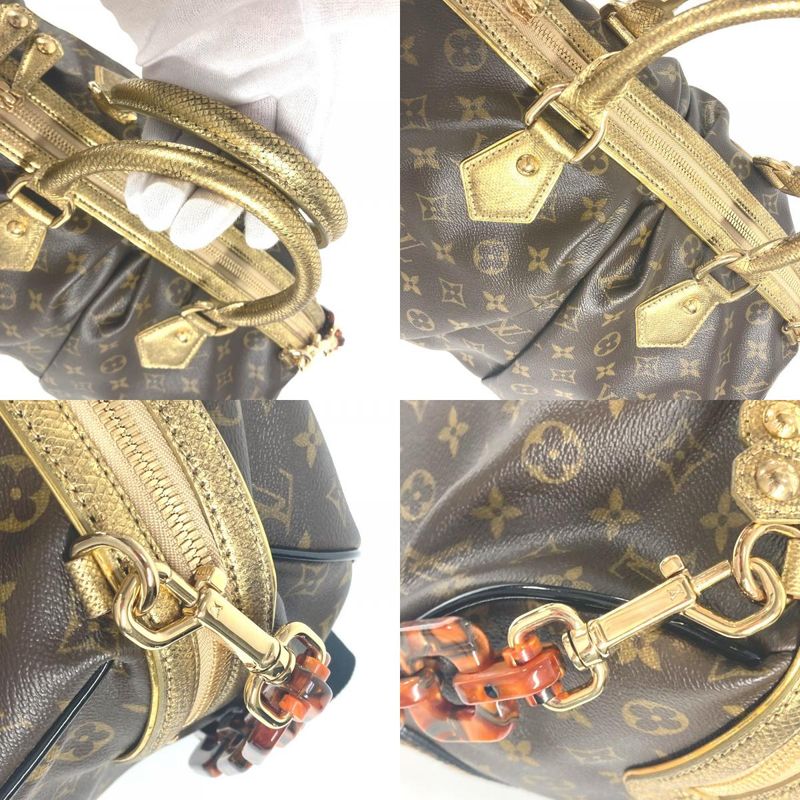 Louis Vuitton Handbag Steven M95281 Monogram Canvas Brown