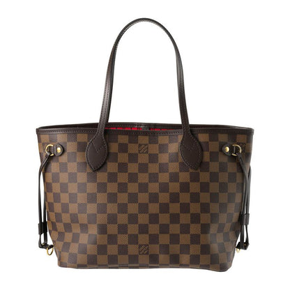 Louis Vuitton Tote Bag Neverfull PM Brown/cerise Red
