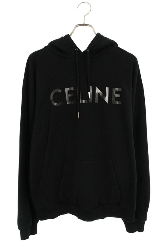 Celine 2y969670q Logo Pullover Hoodie Men's L
