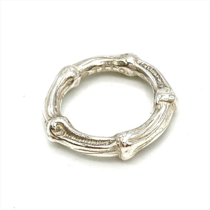 Tiffany & Co Tiffany & Co Bamboo Ring Approx Size 9 Sv925 50g Silver Ladies