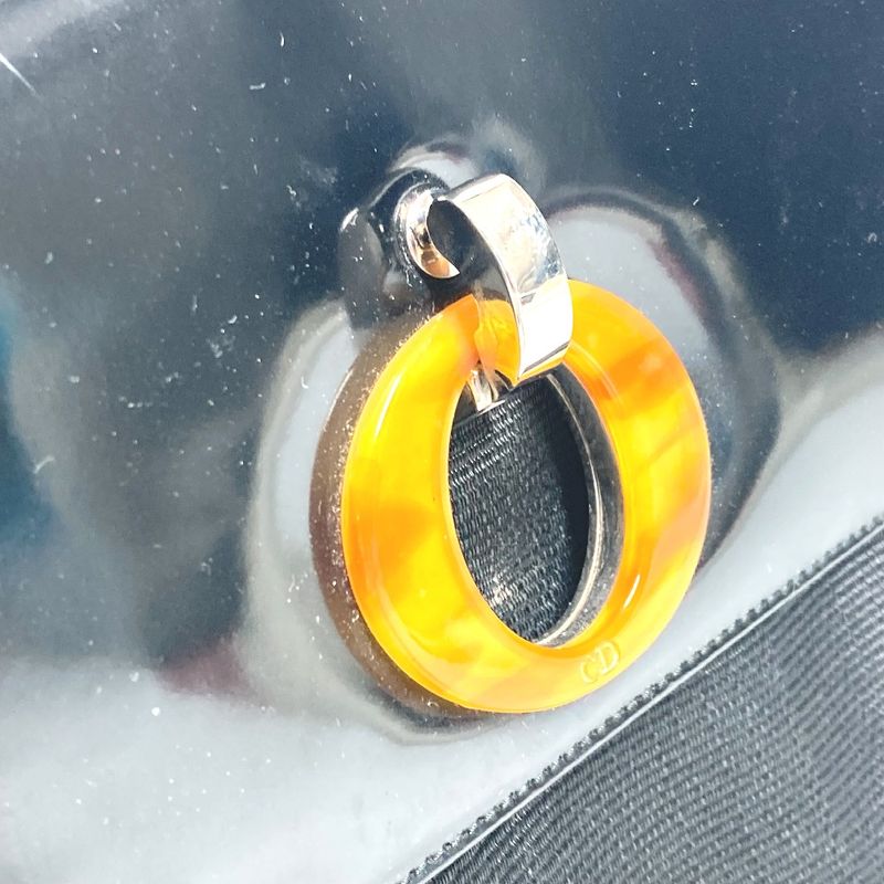 DIOR Handbag Shoulder Bag Leather Black