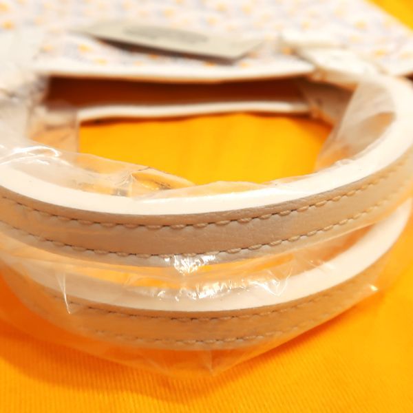 Goyard Poitiers Cles Levois 2WAY Bag Mini Pvc×leather White Yellow Similar
