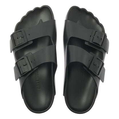 Balenciaga Sunday Leather Strap Sandals - 42 - Black - Men's