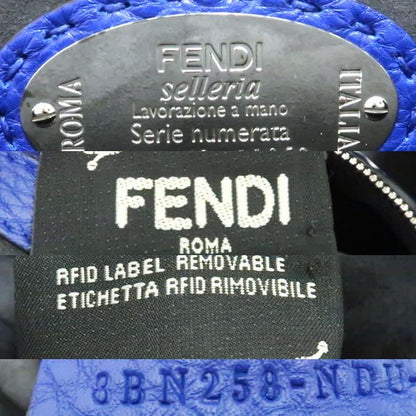Fendi Selleria 8bn258 Mini Adele 2WAY Bag Leather Blue Fendi