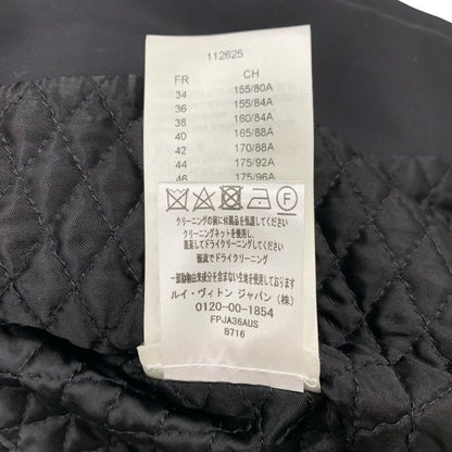 Louis Vuitton Monogram Jacquard Zip Up Jacket Outerwear Blouson Black