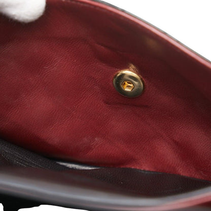 Chanel Matelasse Coco Mark Double Flap Black Gold Lambskin Women's Chanel