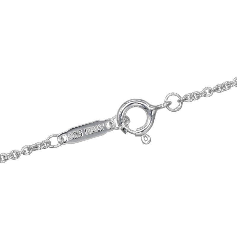 Tiffany & Co Atlas Cube 925 Silver Ladies 7.18g Necklace