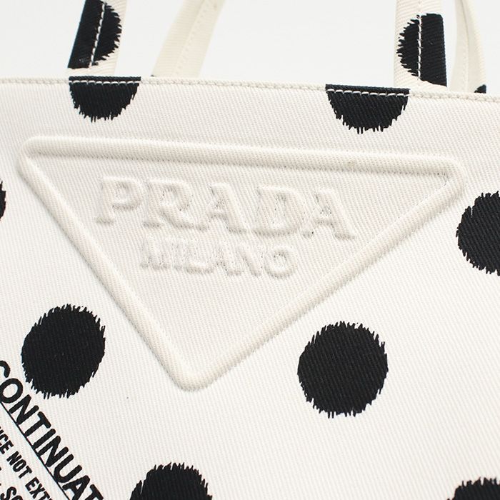 Prada 2WAY 1bg391 Tote Bag Canvas Scuff Deuce