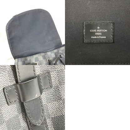 Louis Vuitton Backpack Sac Christopher MM Christopher MM N41379 Damier Graphite