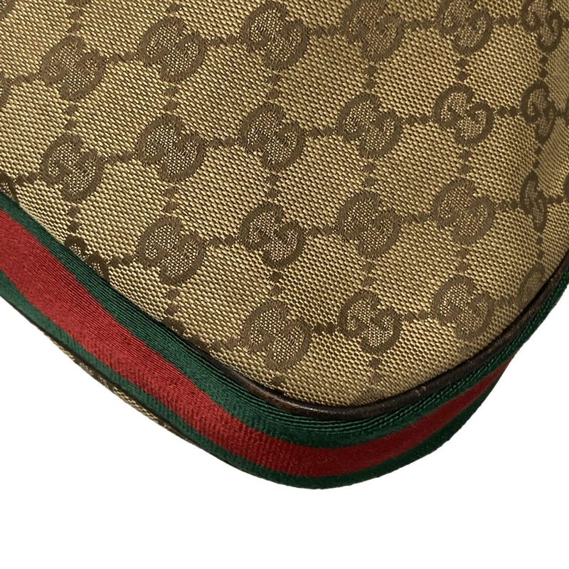 Gucci Shoulder Bag GG Patternsherry (web) 13315 Dark Brown X Beige X Multi