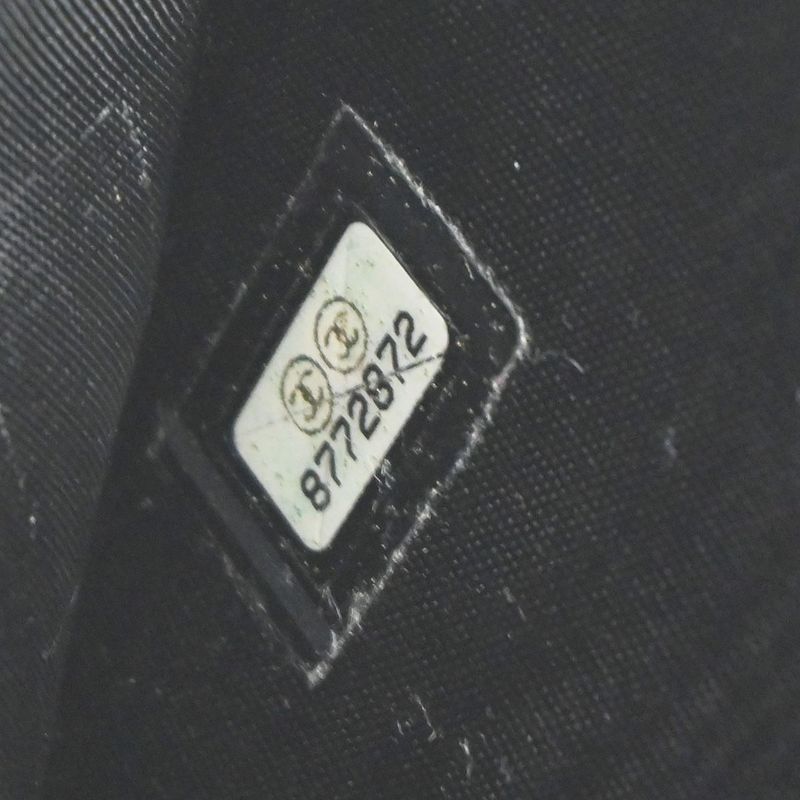 Chanel Caviar Skin CC Wallet Bifold Wallet Black Leather 30ka681