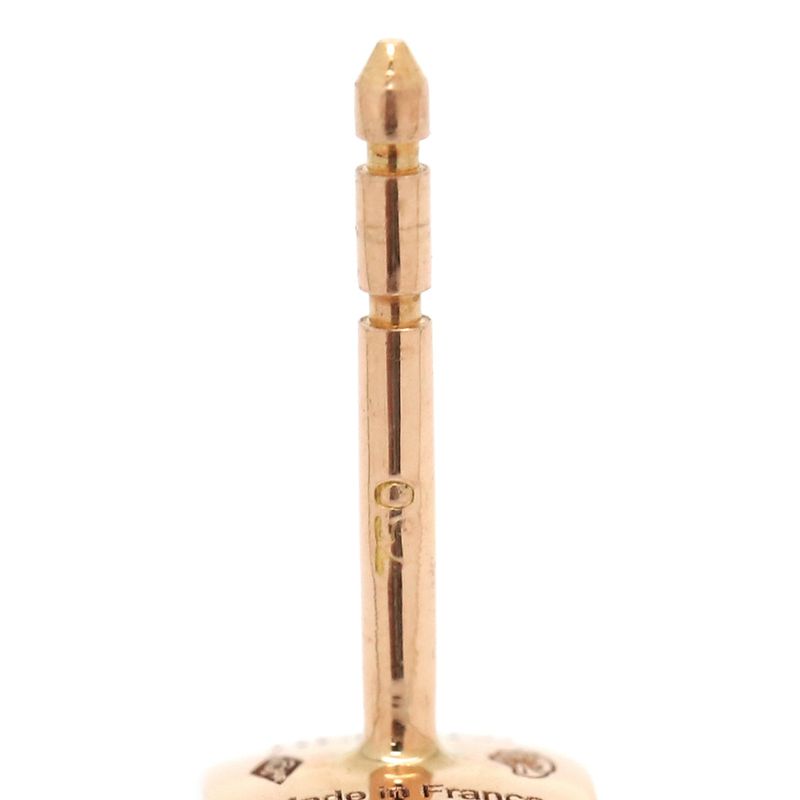 Hermes Earrings Hermes Clous de H Diamonds 18k Pink Gold Diamonds Pink Gold