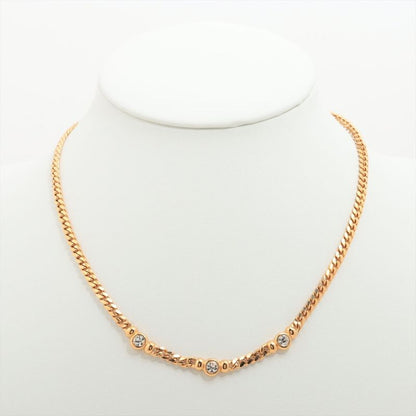 Christian DIOR Necklace GP And Rhinestone Gold Made In Germany