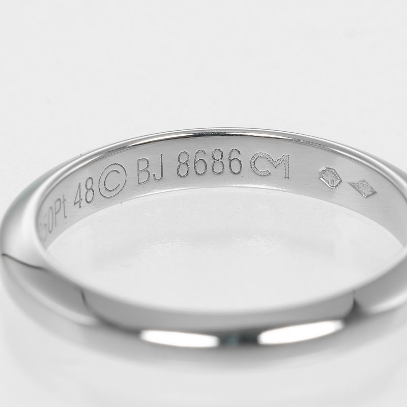 Cartier Declaration Pt950platinum #8 Ladies 4.1g Ring